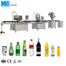 350ml Tin Can Small Capacity Soft Carbonated Drink Canning Line From China